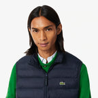 LACOSTE Colete corta-vento acolchoado impermeável