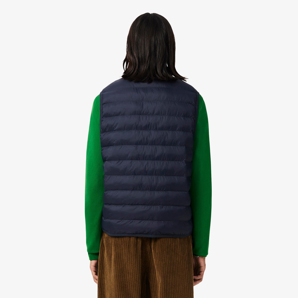 LACOSTE Colete corta-vento acolchoado impermeável