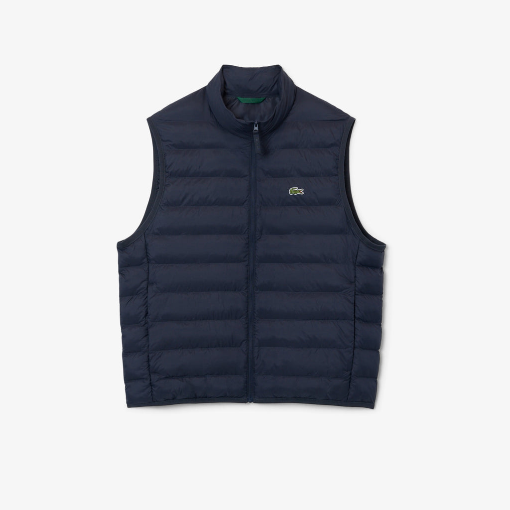 LACOSTE Colete corta-vento acolchoado impermeável