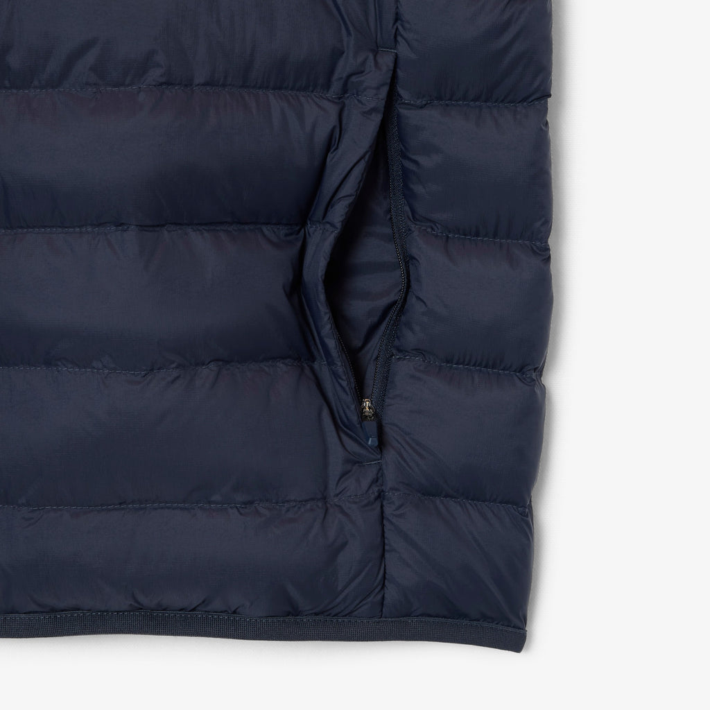 LACOSTE Colete corta-vento acolchoado impermeável