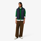 LACOSTE Colete corta-vento acolchoado impermeável