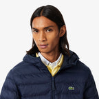 LACOSTE Casaco corta-vento de penas impermeável