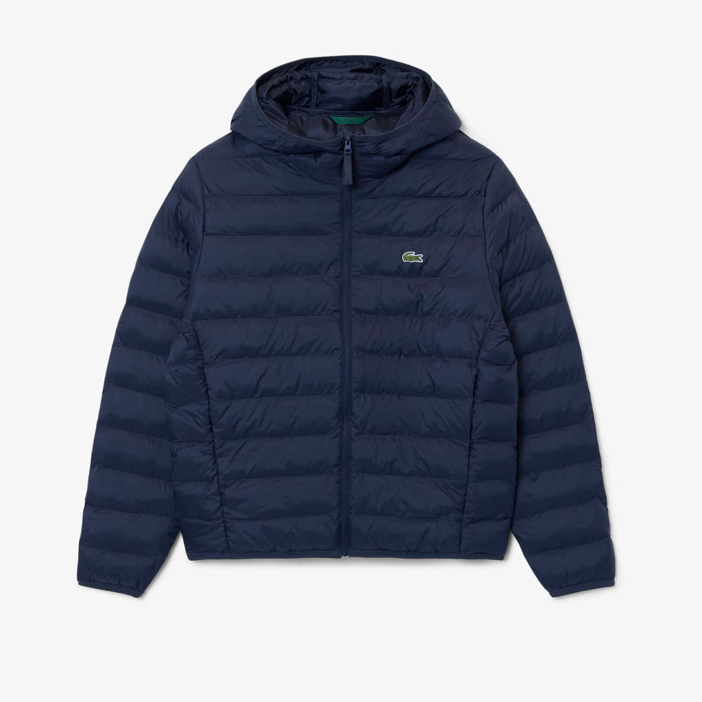 LACOSTE Casaco corta-vento de penas impermeável