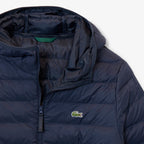 LACOSTE Casaco corta-vento de penas impermeável