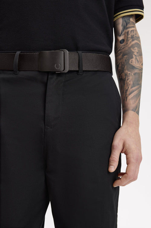 FRED PERRY Cinto entrançado liso