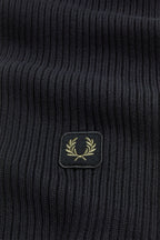 FRED PERRY Cachecol canelado em algodão