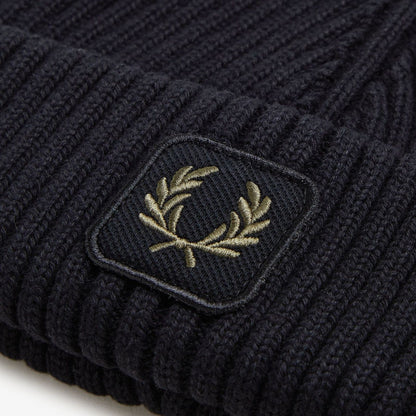 FRED PERRY Gorro canelado em algodão