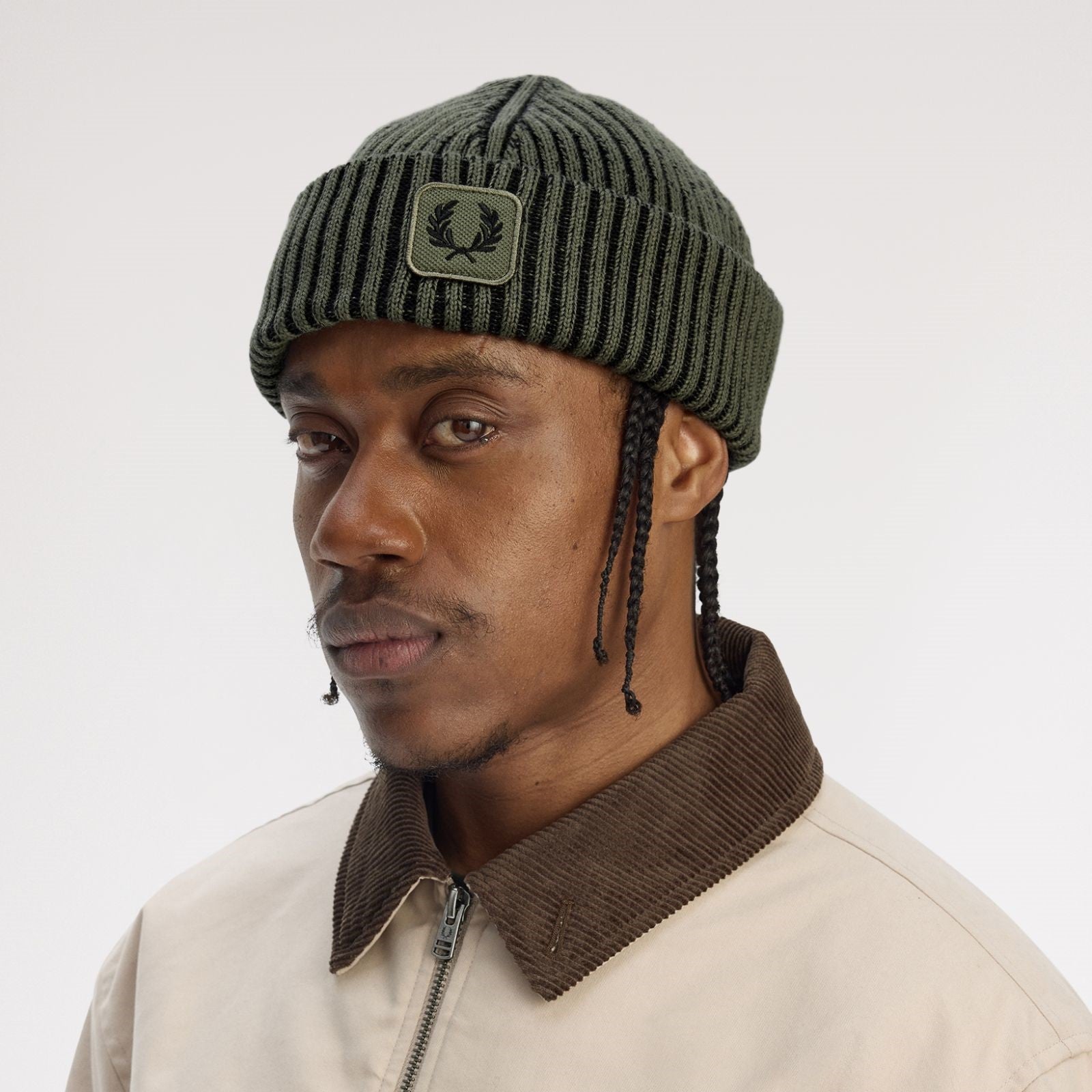 FRED PERRY Gorro canelado em algodão - CARISMAstore