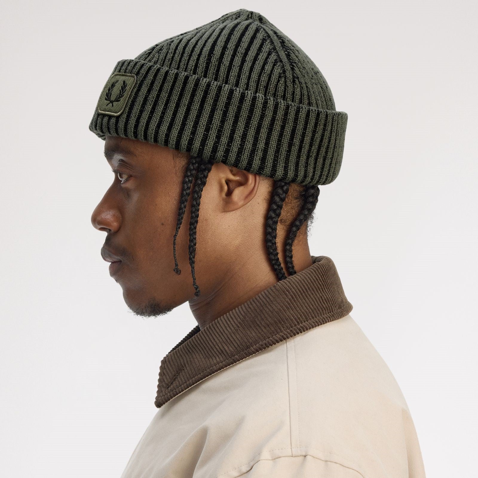 FRED PERRY Gorro canelado em algodão - CARISMAstore