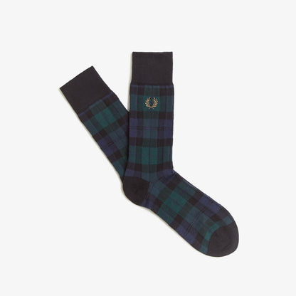 FRED PERRY Meia com padrão tartan - CARISMAstore