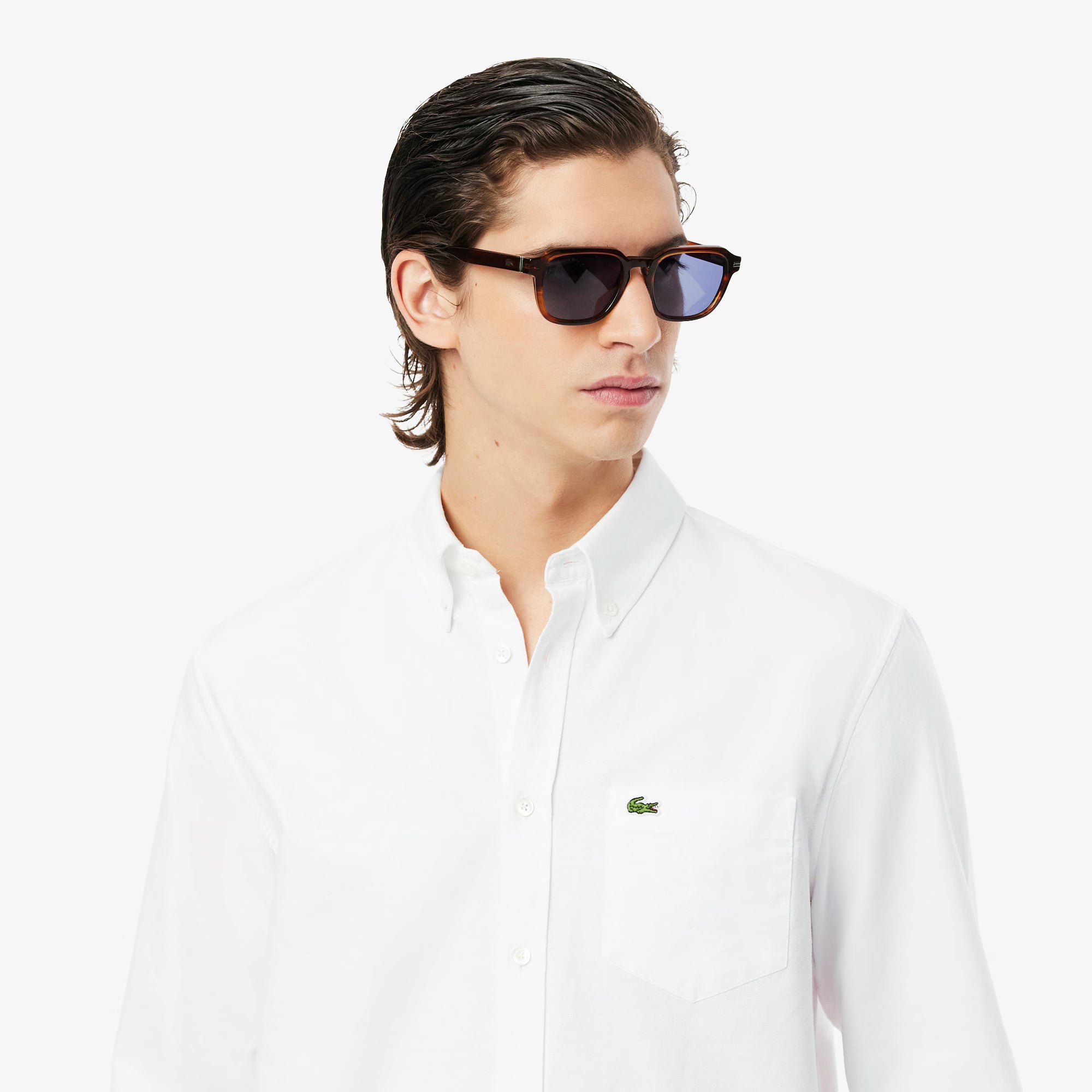 LACOSTE Camisa oxford regular fit - CARISMAstore