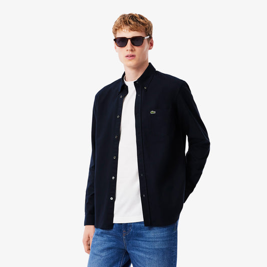 LACOSTE Camisa oxford regular fit