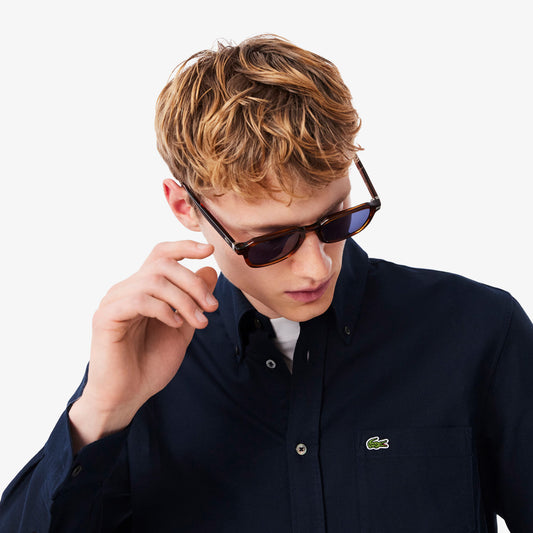 LACOSTE Camisa oxford regular fit
