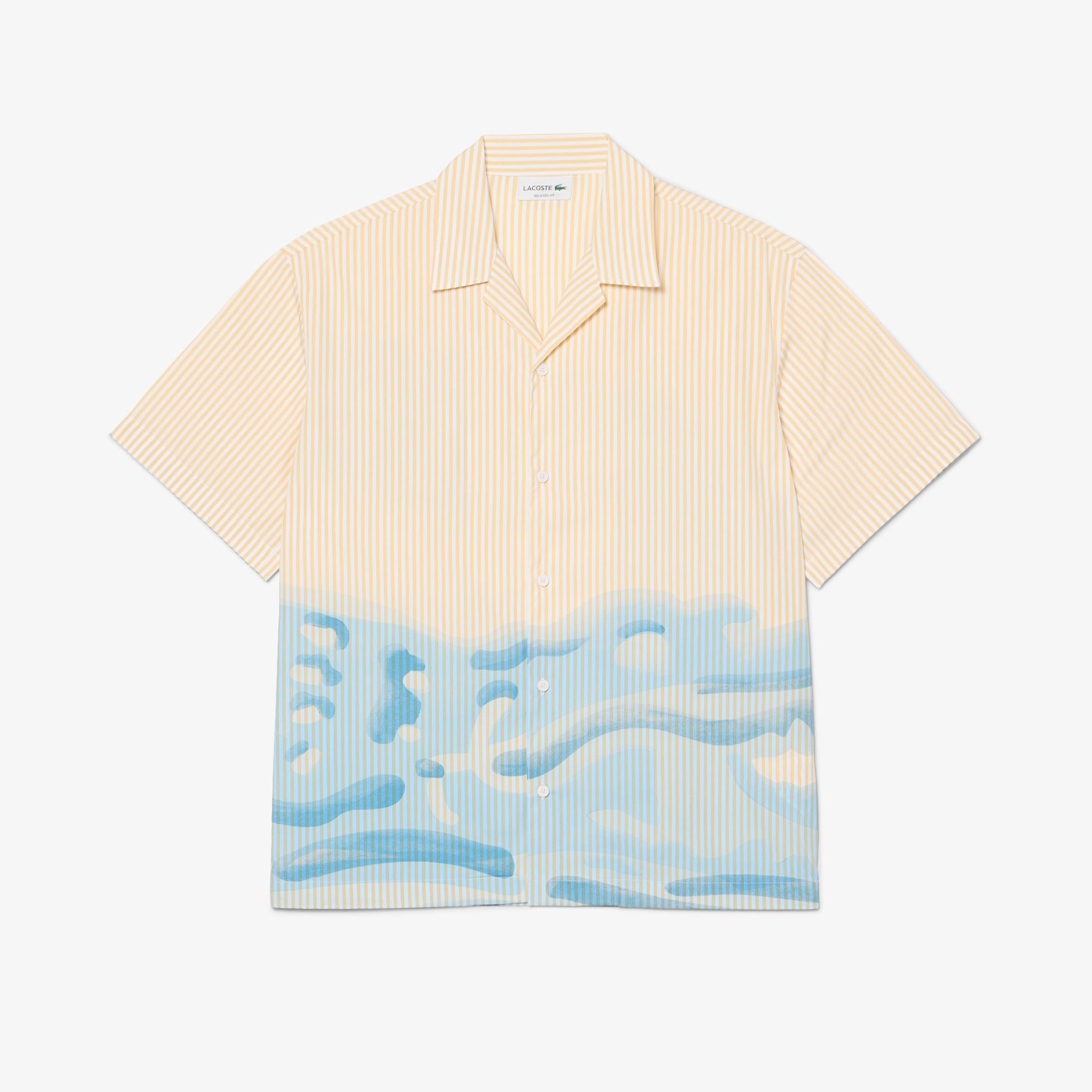LACOSTE Camisa às listras relaxed fit