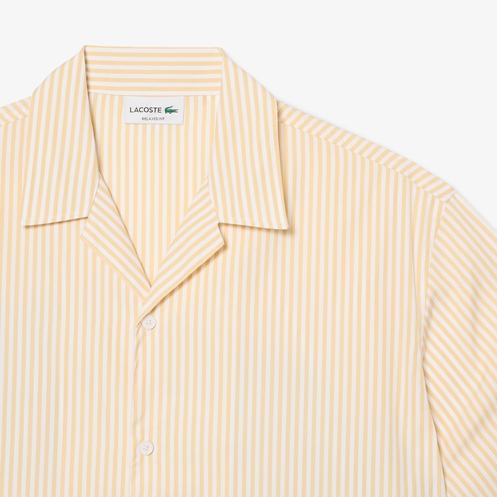 LACOSTE Camisa às listras relaxed fit