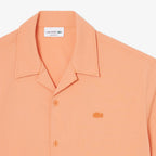 LACOSTE Camisa relaxed fit em seersucker