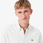 LACOSTE Camisa oxford regular fit listrada