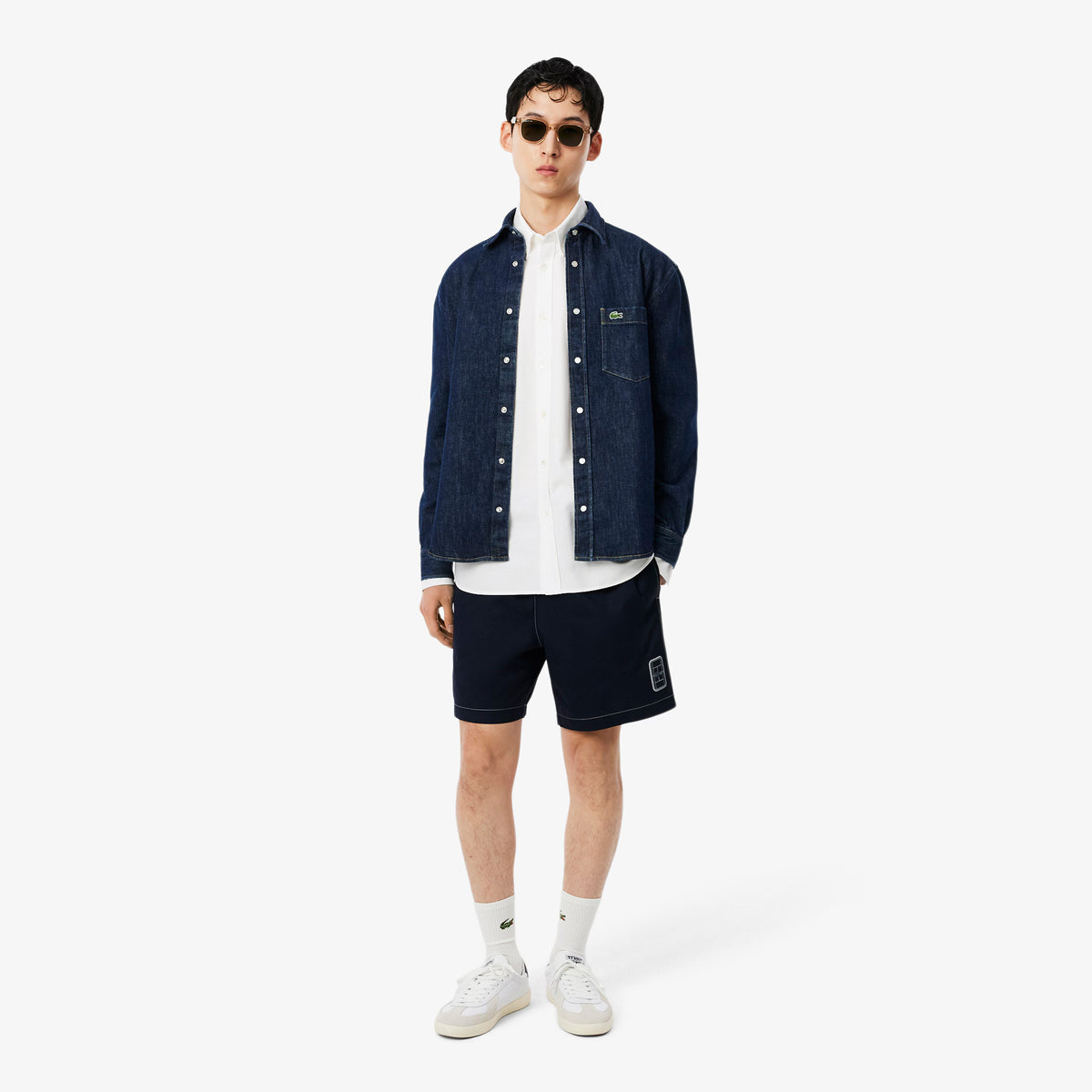 LACOSTE Camisa oxford regular fit