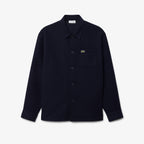 LACOSTE Overshirt em flanela grossa