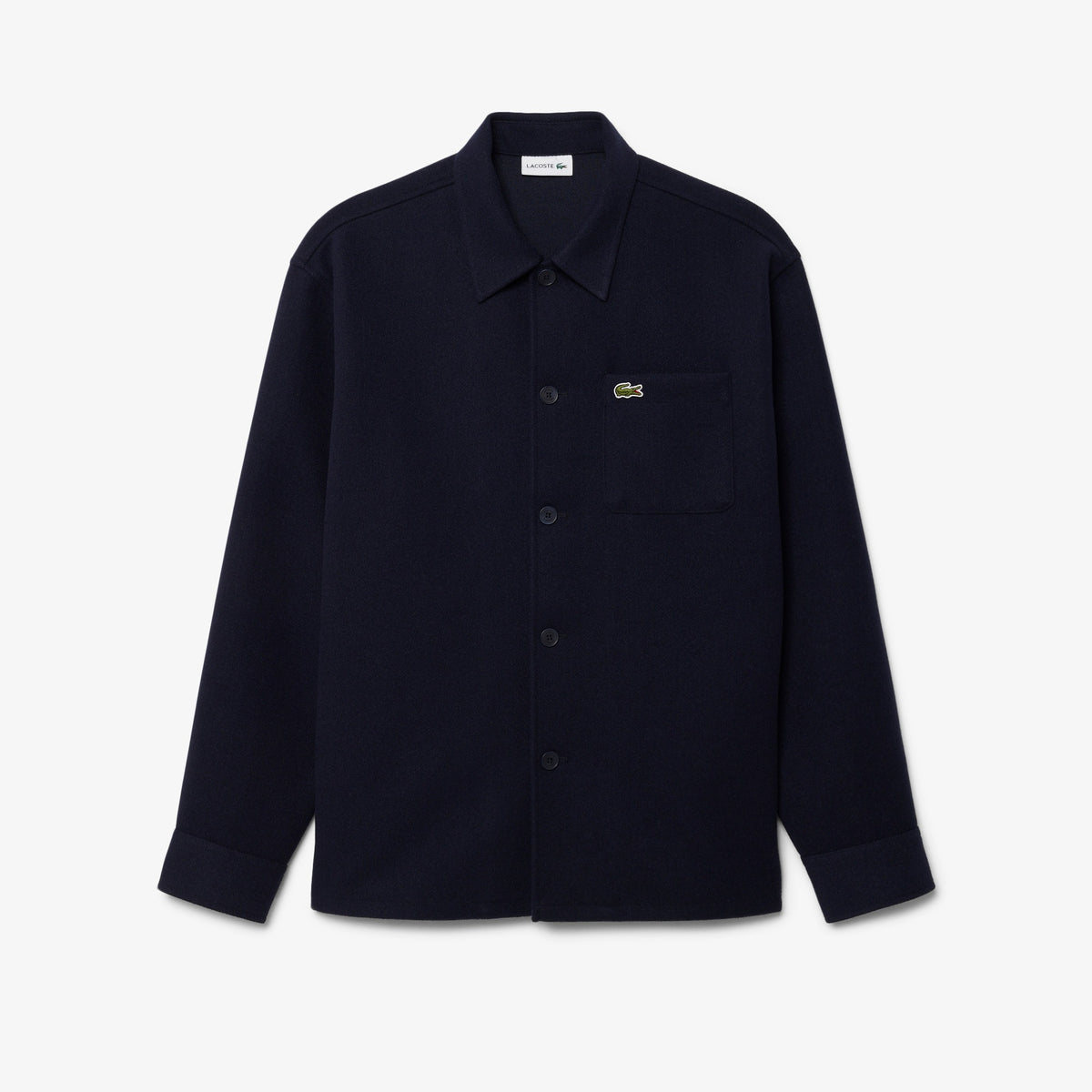 LACOSTE Overshirt em flanela grossa
