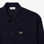 LACOSTE Overshirt em flanela grossa