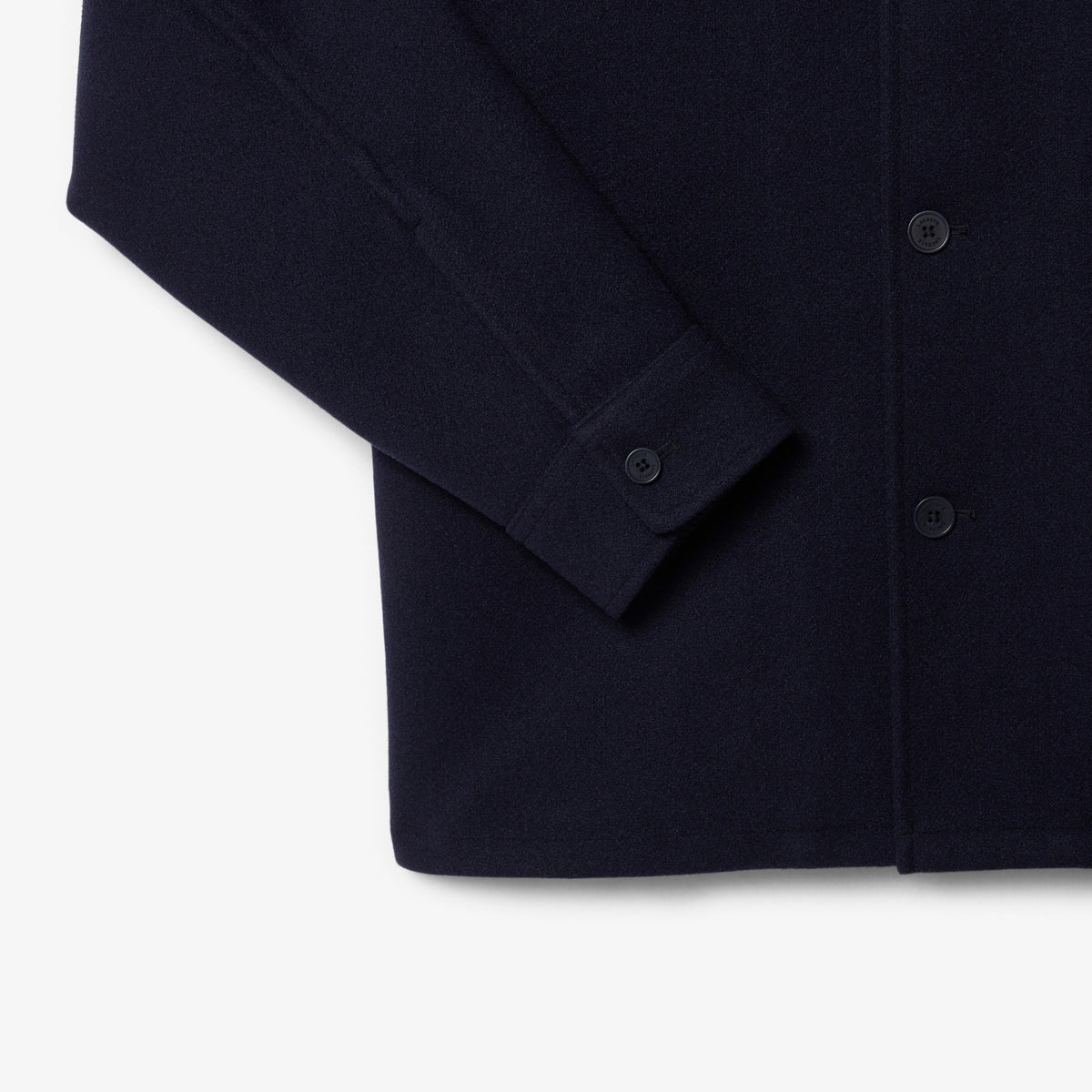 LACOSTE Overshirt em flanela grossa