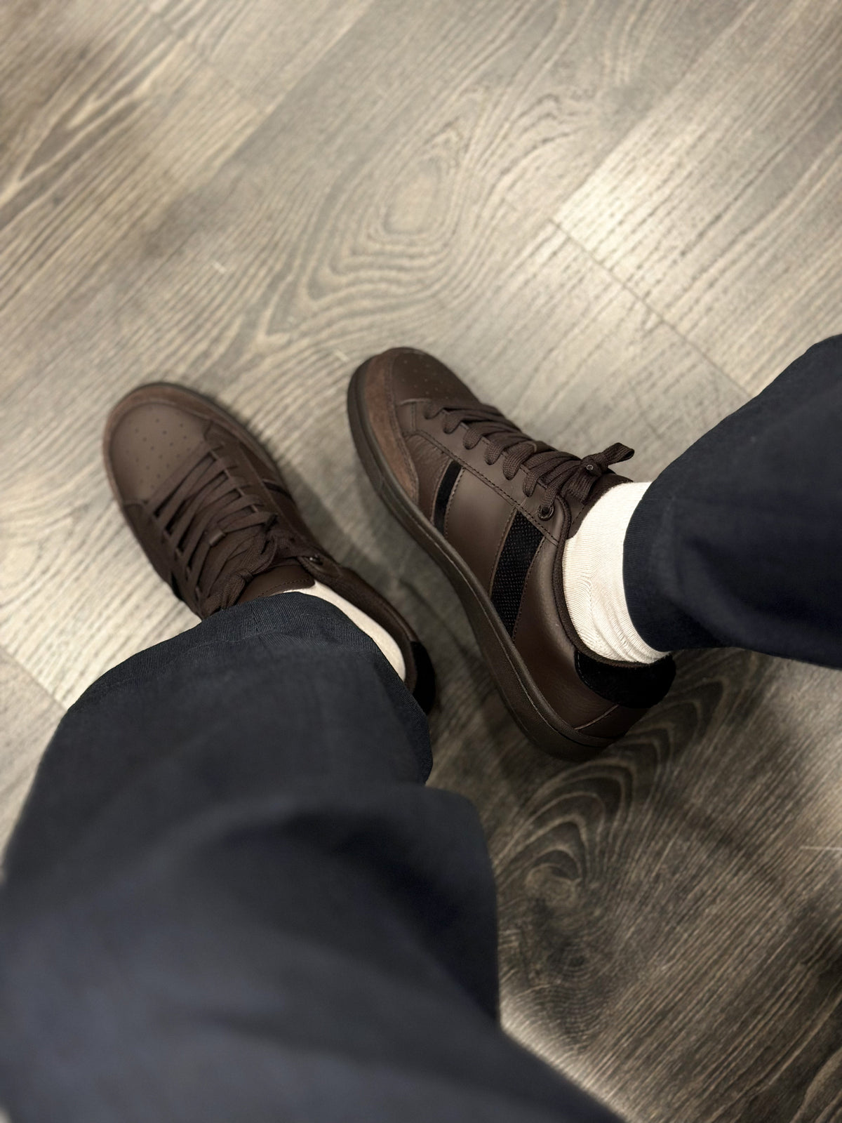 FRED PERRY Sapatilhas b725 em pele