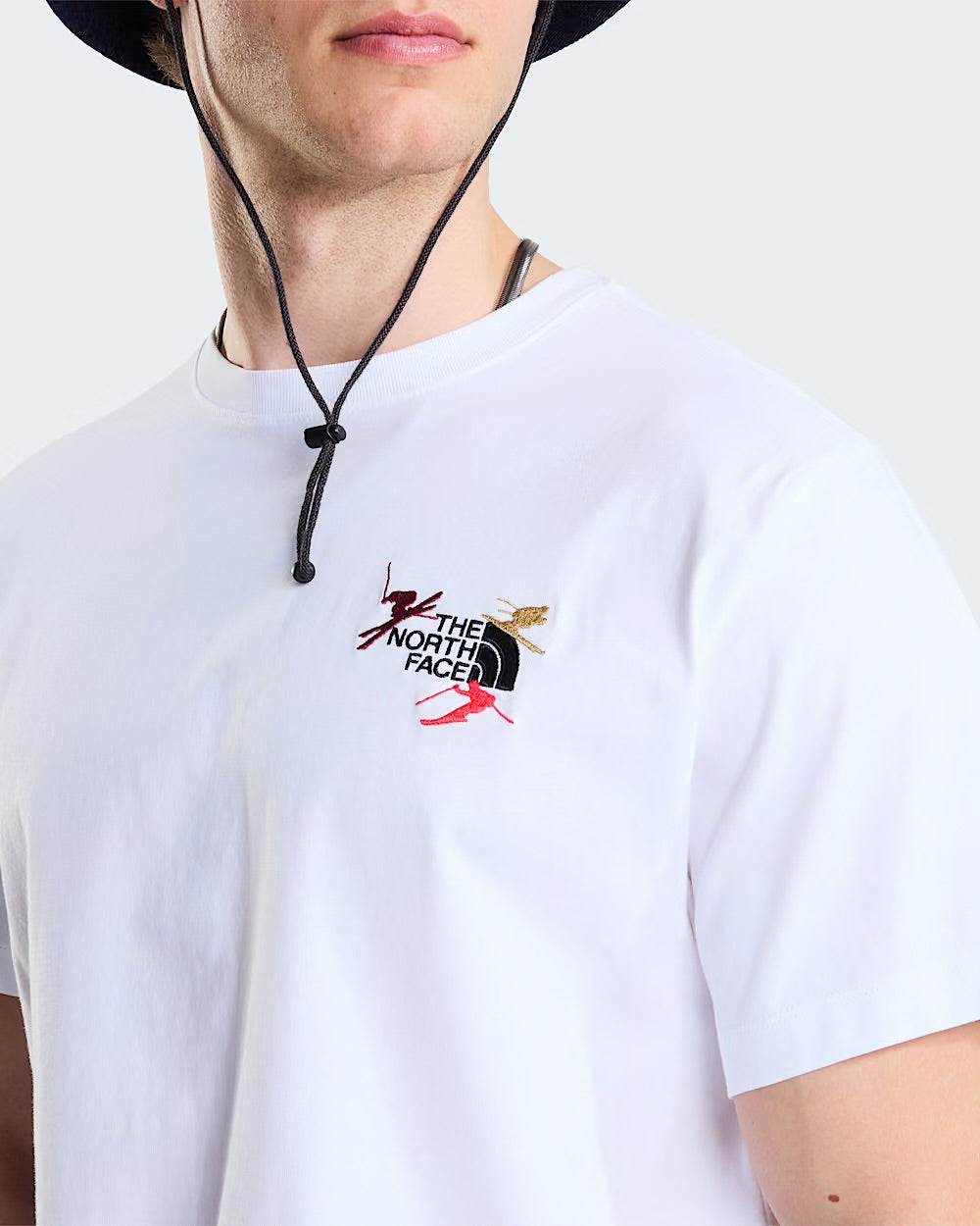 THE NORTH FACE T-shirt com gráfico bordado off piste unissexo