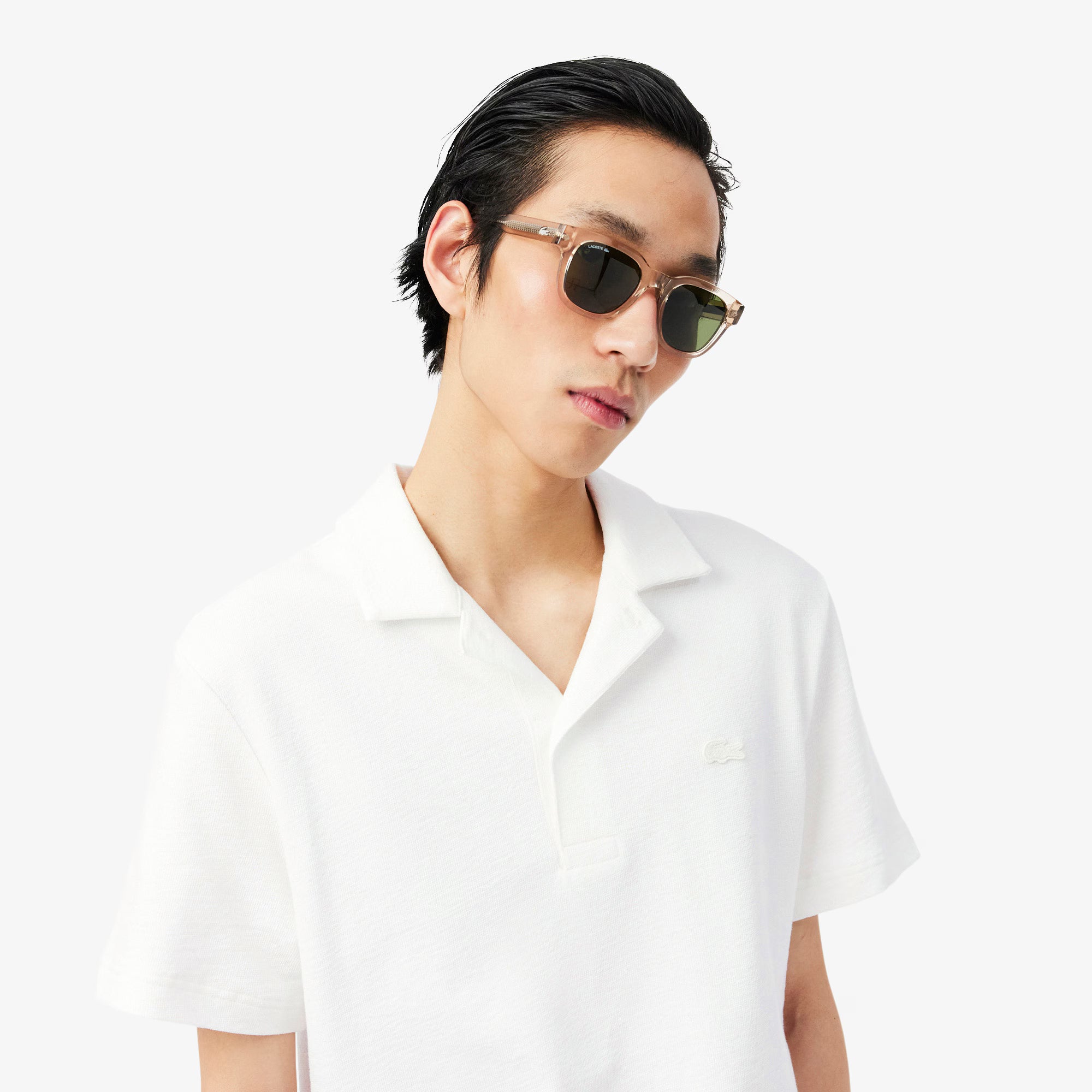 LACOSTE Polo texturizado classic fit