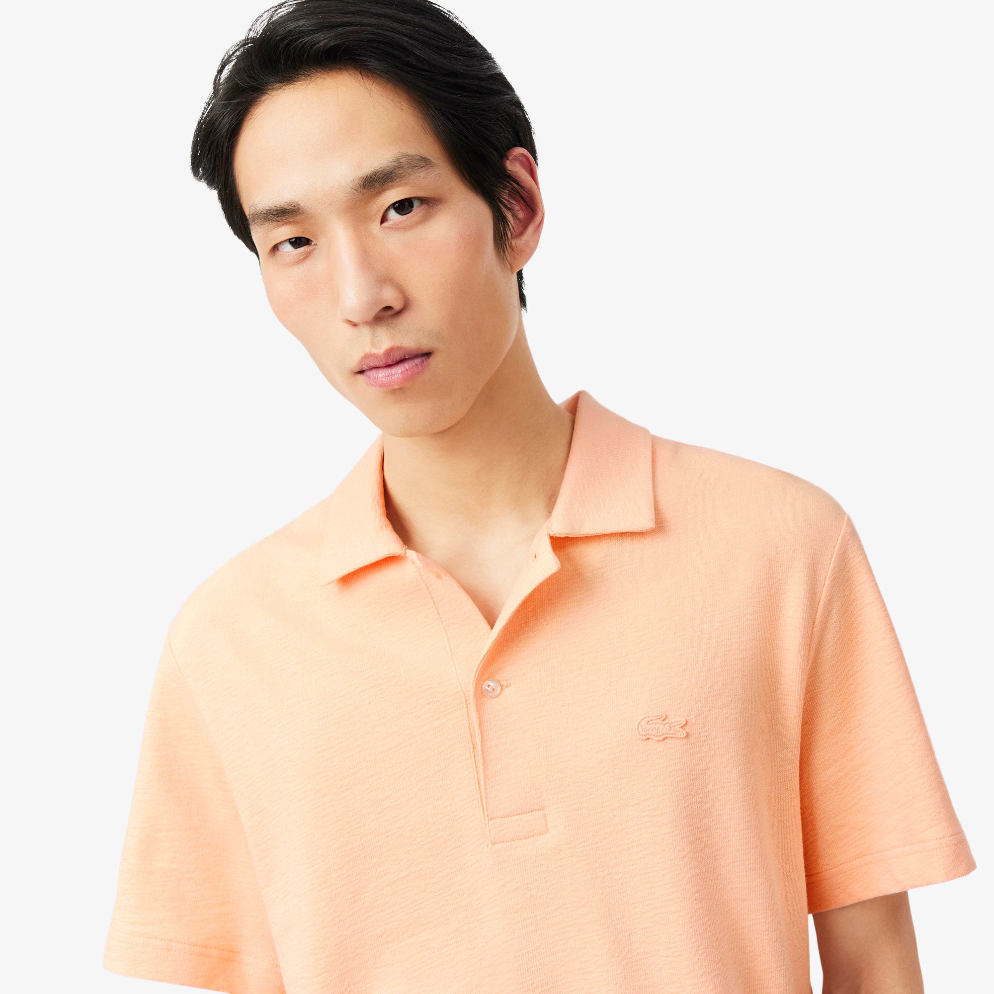 LACOSTE Polo texturizado classic fit