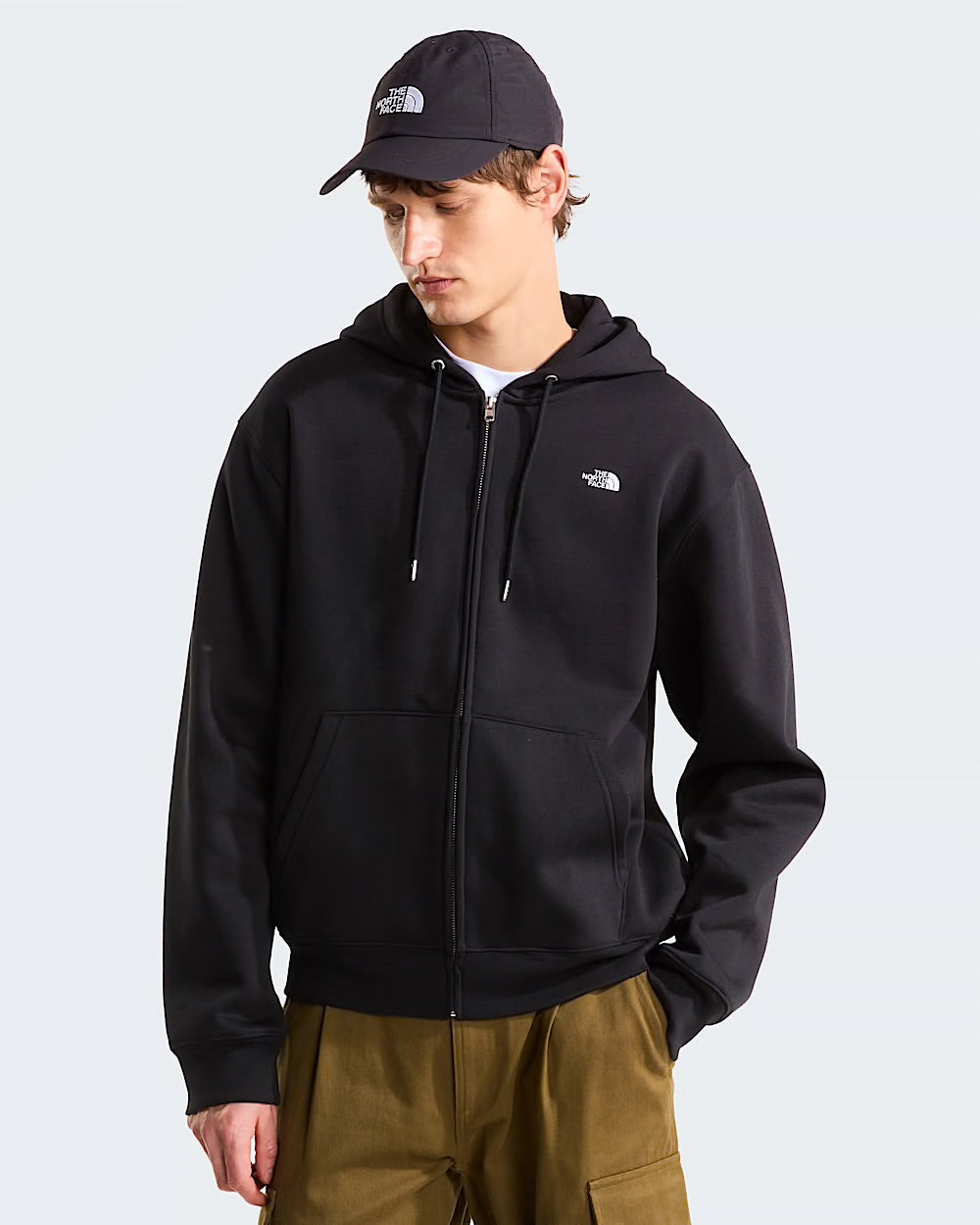 THE NORTH FACE Casaco com capuz e fecho de correr integral TNF™ essential Simple dome