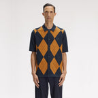 FRED PERRY Camisa com botões em argyle
