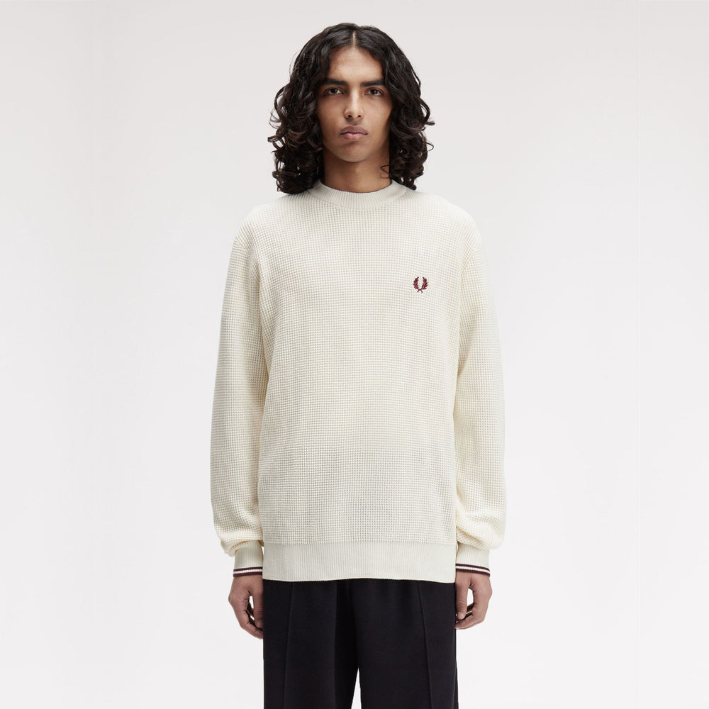 FRED PERRY Camisola com pesponto waffle - CARISMAstore