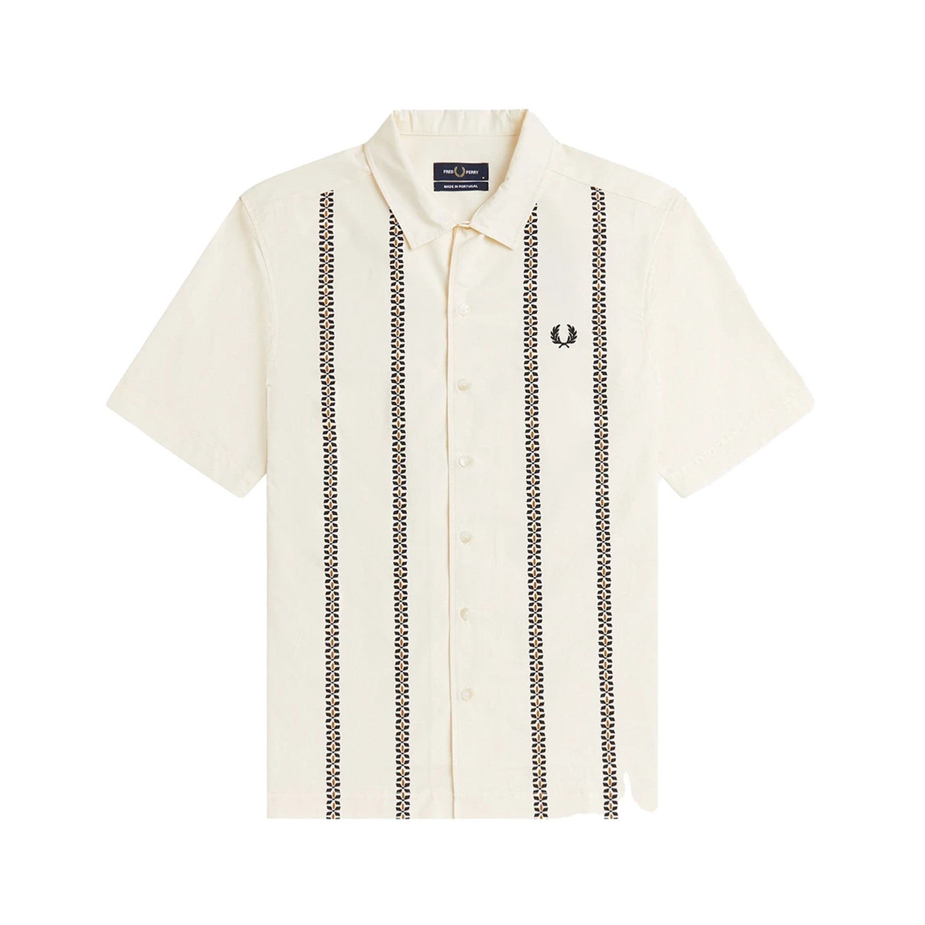 FRED PERRY Camisa descontraida print revere