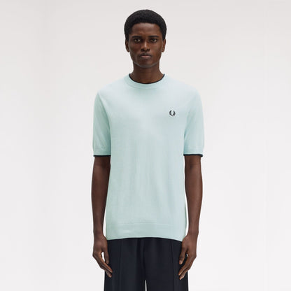 FRED PERRY T-shirt em malha com frente texturada - CARISMAstore