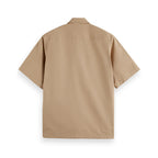 SCOTCH&SODA Camisa sólida com ajuste relaxado