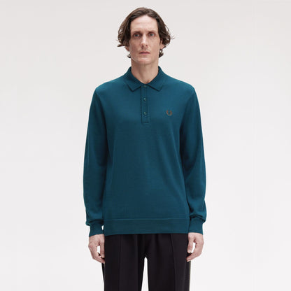 FRED PERRY Polo em malha de manga comprida