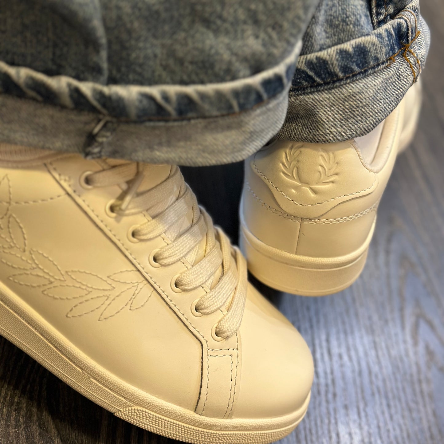 FRED PERRY Sapatilhas B721 em pele/bordado - CARISMAstore