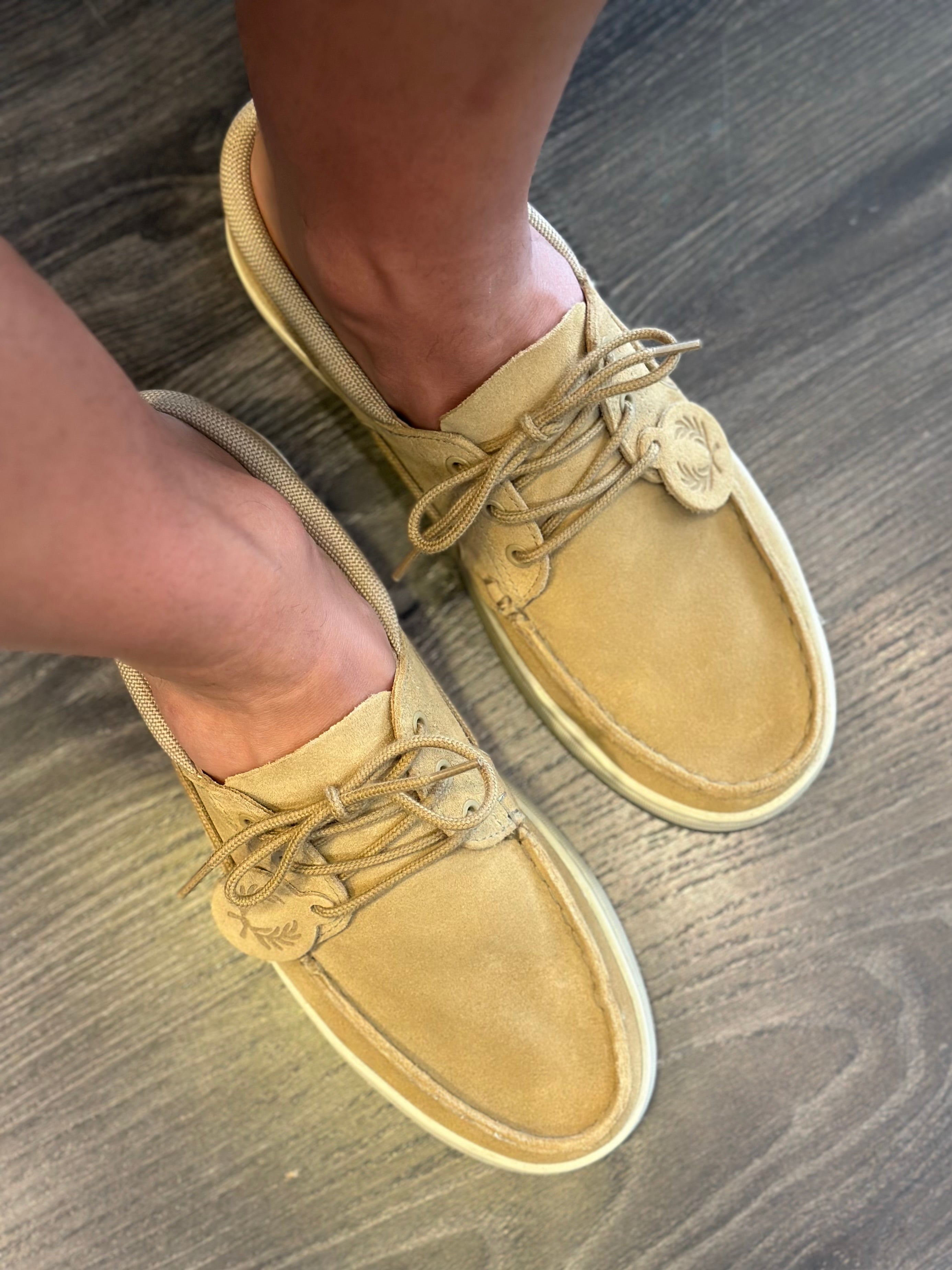 FRED PERRY Sapatos de vela drury em camurça