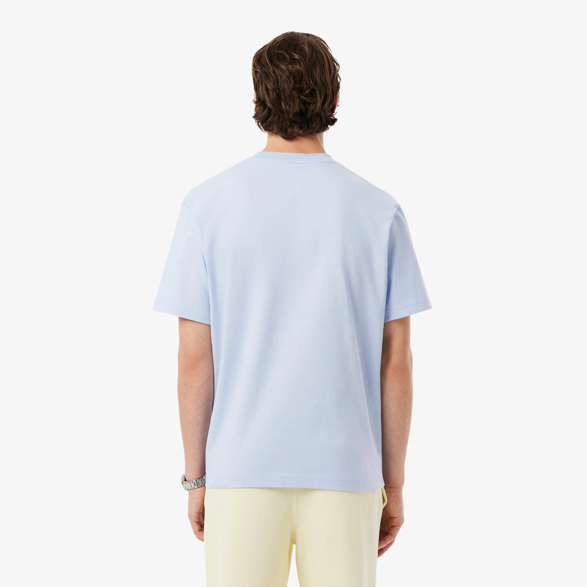 LACOSTE T-shirt em jersey de algodão grosso