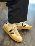 VEJA V-90 natural almond pure leather trainers