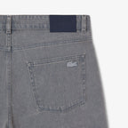 LACOSTE Calções bermuda de ganga com efeito lavado e tingido - CARISMAstore