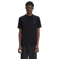 FRED PERRY T-shirt com punho jacquard