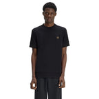FRED PERRY T-shirt com punho jacquard