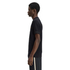 FRED PERRY T-shirt com punho jacquard
