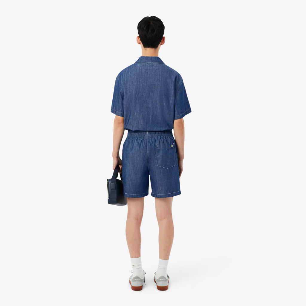 LCAOSTE Relaxed Fit Denim Shorts