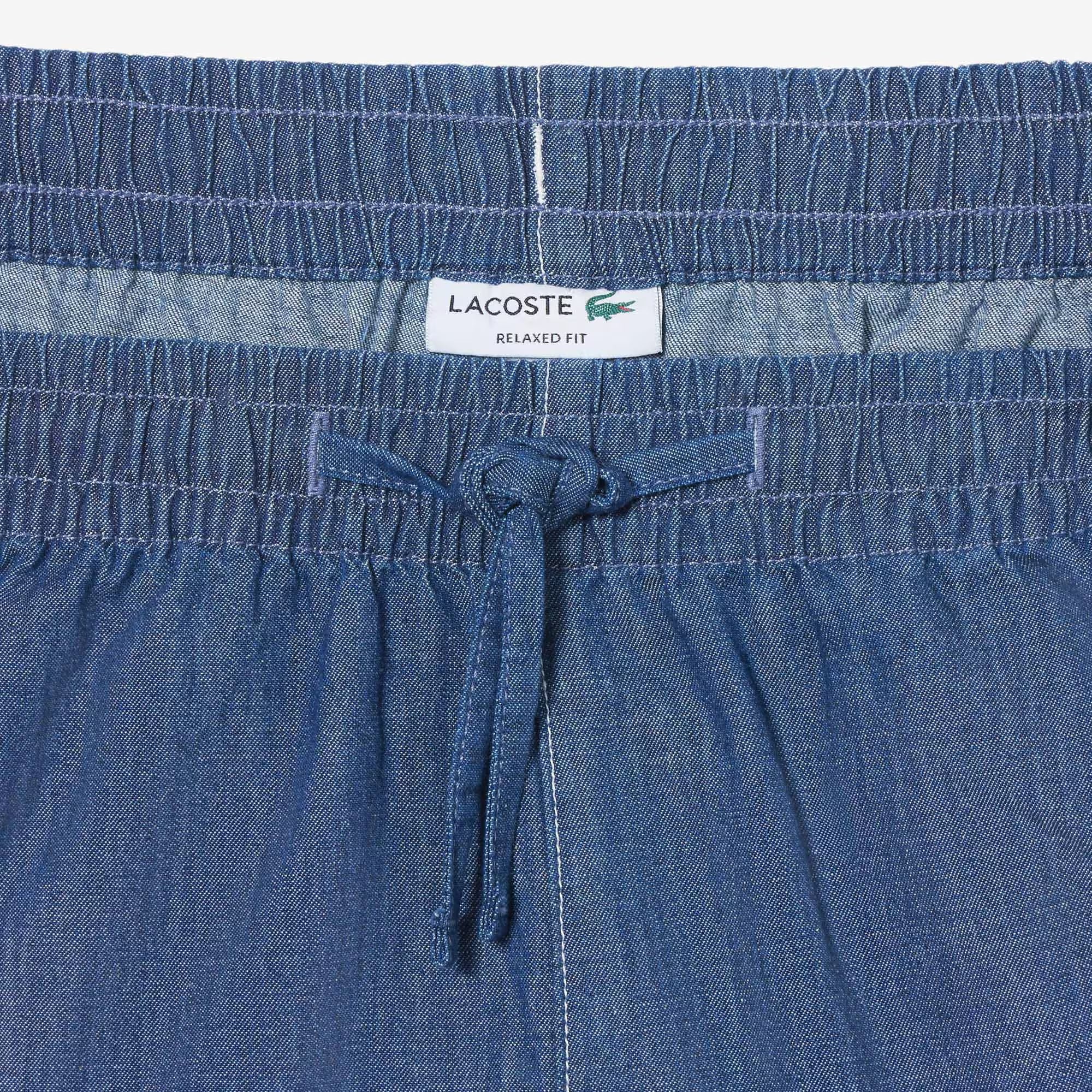 LCAOSTE Relaxed Fit Denim Shorts