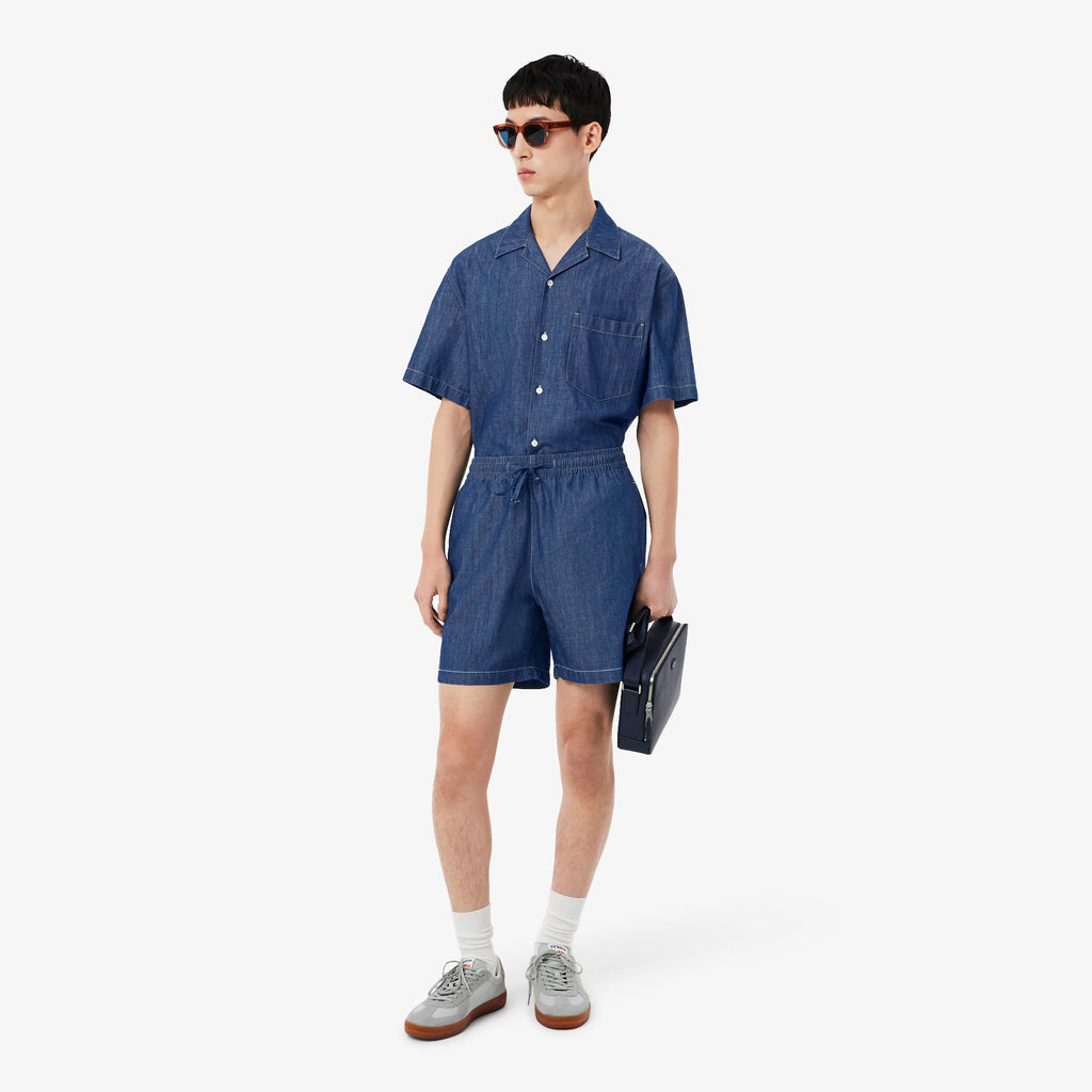LCAOSTE Relaxed Fit Denim Shorts