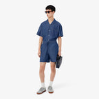 LCAOSTE Relaxed Fit Denim Shorts