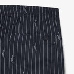 LACOSTE Calções de algodão listrados com estampado